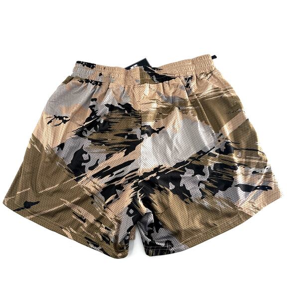AAR Men's Brown Cliffside Camo Mesh Shorts Size L - Picture 6 of 12